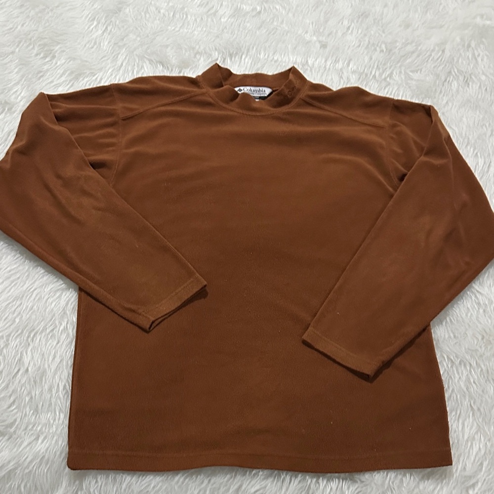 Columbia Men's Crewneck Sweater in Brown